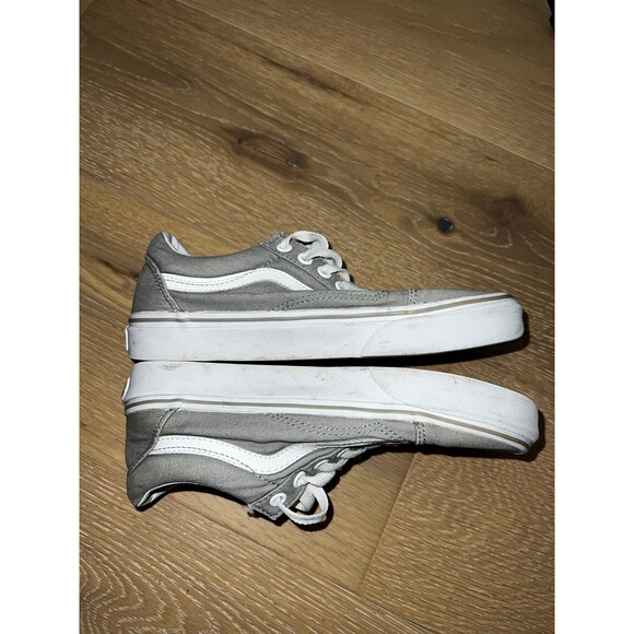 Vans Old Skool Gray White Classic Skate Shoes Size: US Women 6.5 Mens 5 - Picture 5 of 7